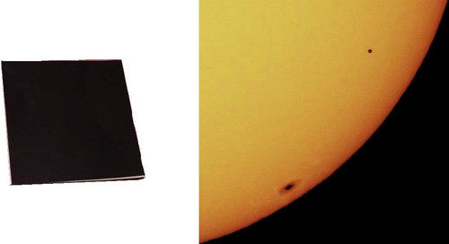 Solar filter sheet for - filter,